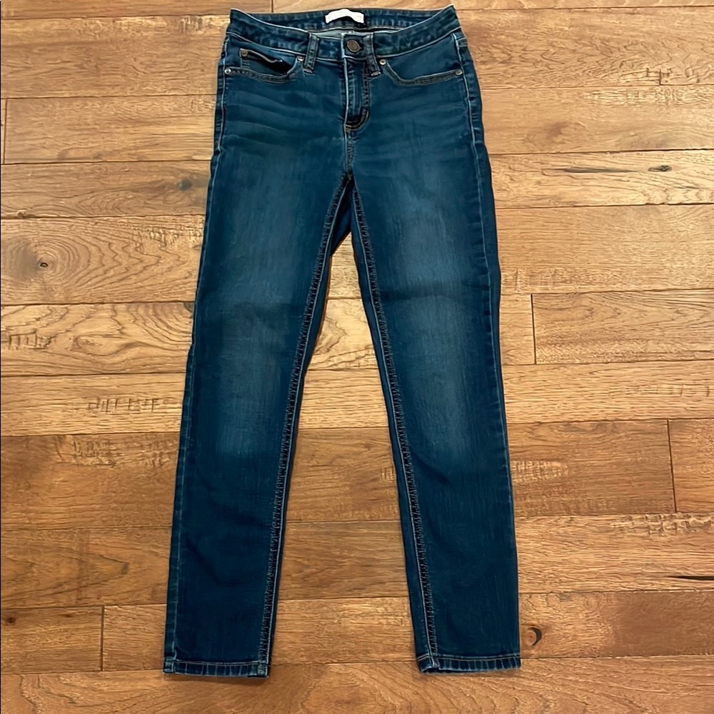 LC Lauren Conrad Women's Skinny Jeans - Dark Blue